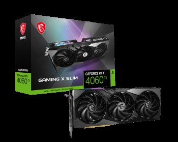 MSI GEFORCE RTX 4060 TI GAMING X SLIM 16G GDDR6  HDMI DP 128BIT